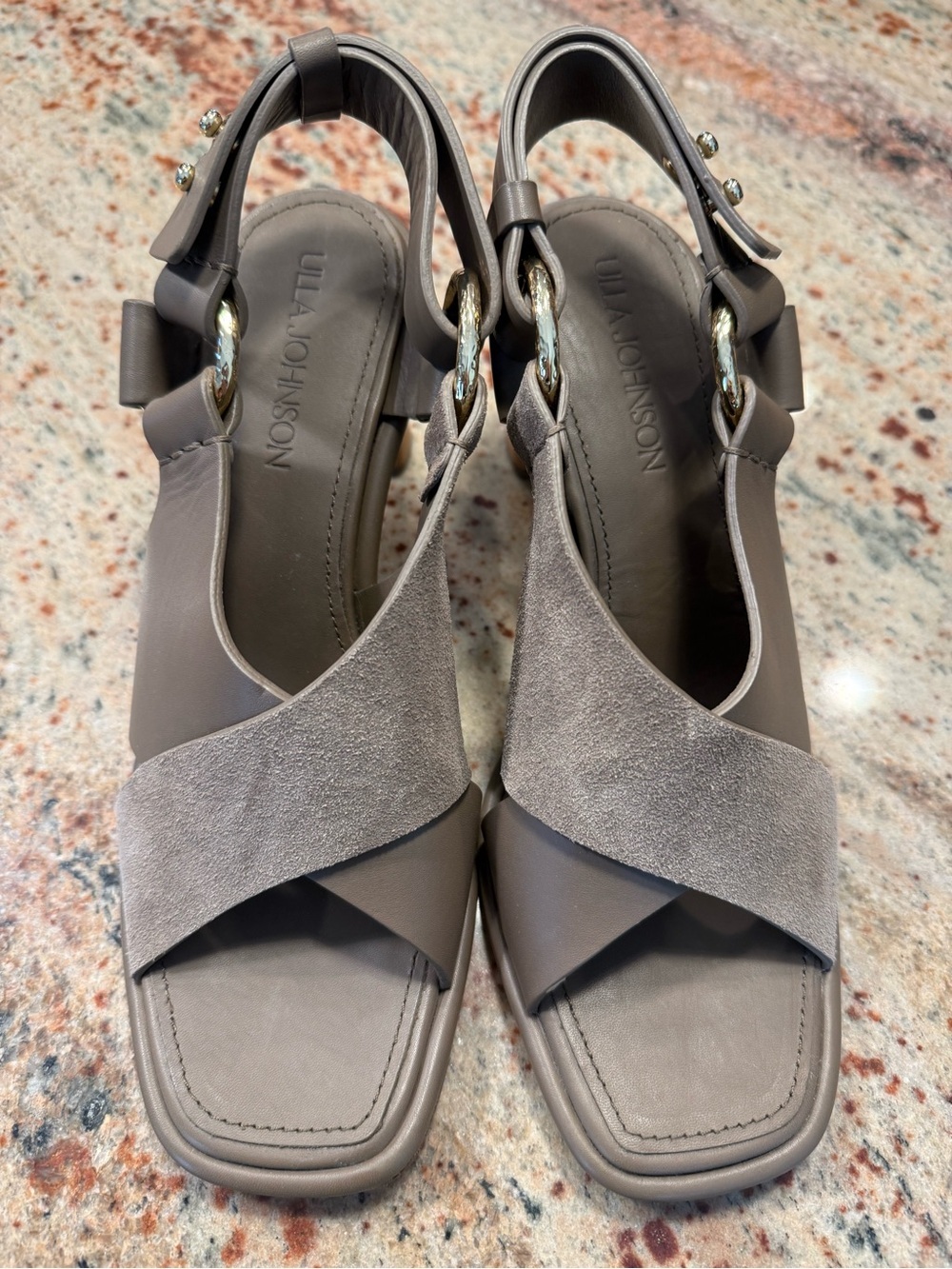 Ulla Johnson Filippa High Heel Sandal Women’s Size 39/US 8-8.5 Beige NEW READ - Picture 3 of 13